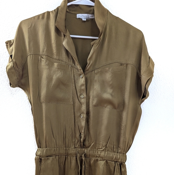 YOUNG FABULOUS & BROKE Truman Solid Jumpsuit XS Fern Green - Picture 4 of 9